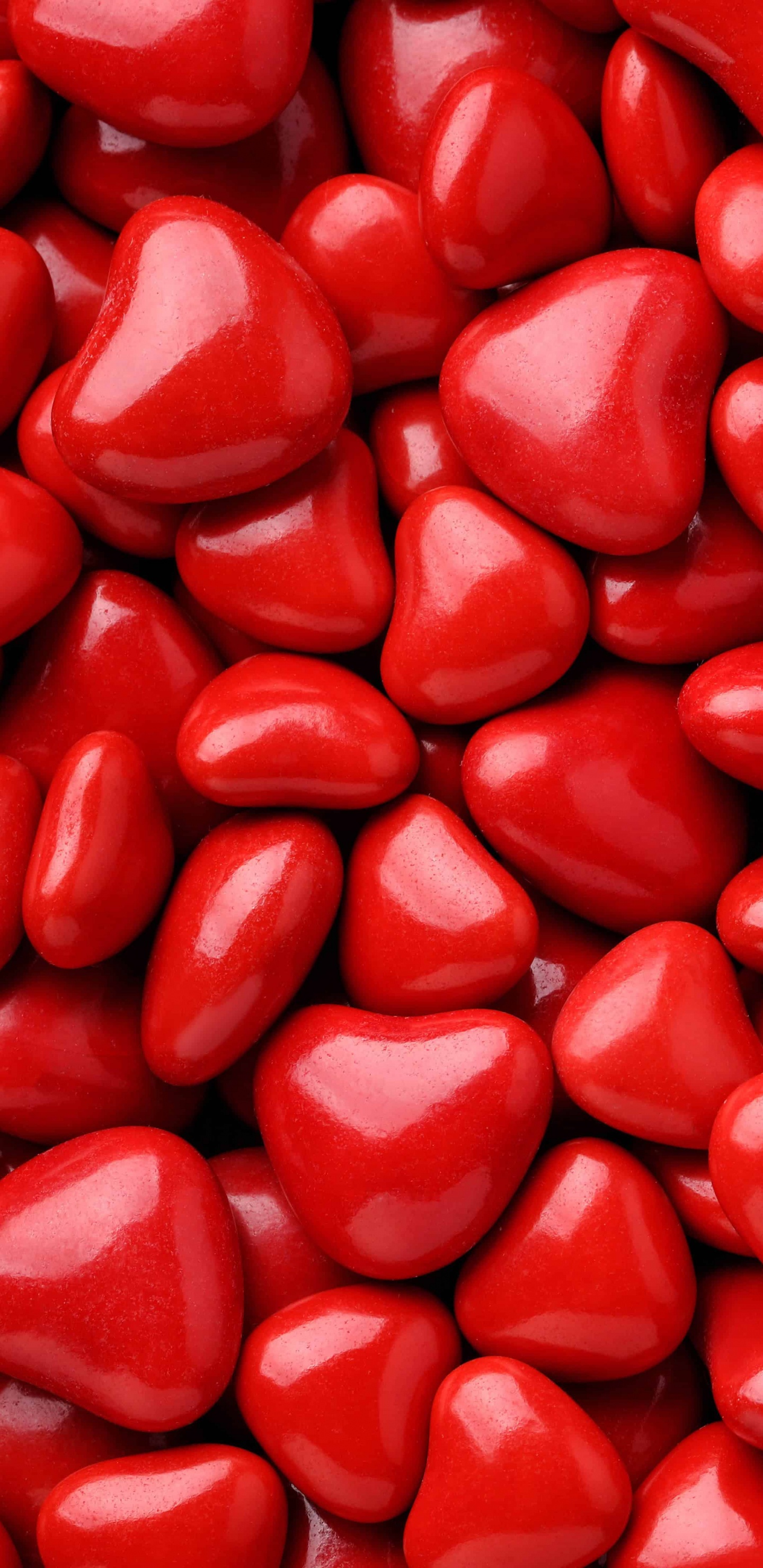 心脏, 红色的, 棒棒糖, 松饼, Twizzlers 樱桃笔尖 壁纸 1440x2960 允许