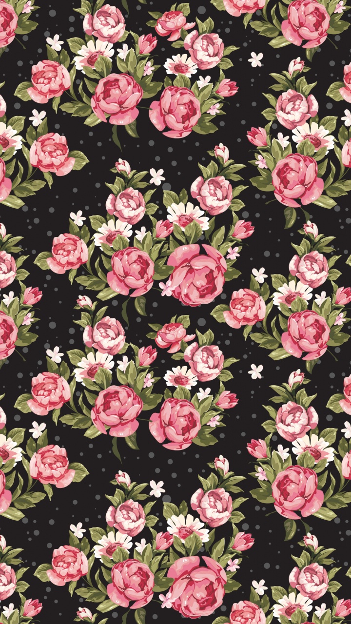 Pink and White Flower Petals. Wallpaper in 720x1280 Resolution