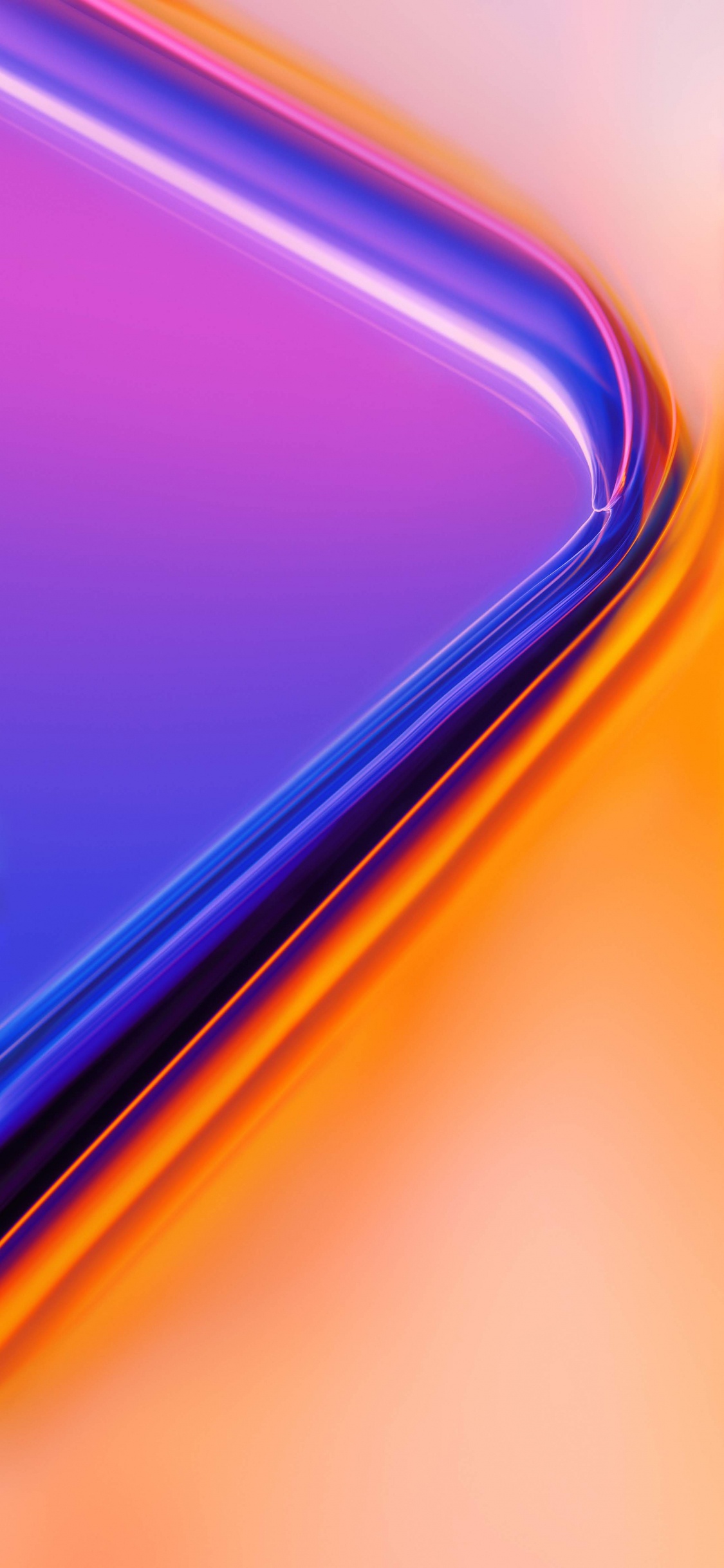 OnePlus 7 Pro, Oneplus 7t, Oneplus 7t Pro, Android, Azul. Wallpaper in 1125x2436 Resolution