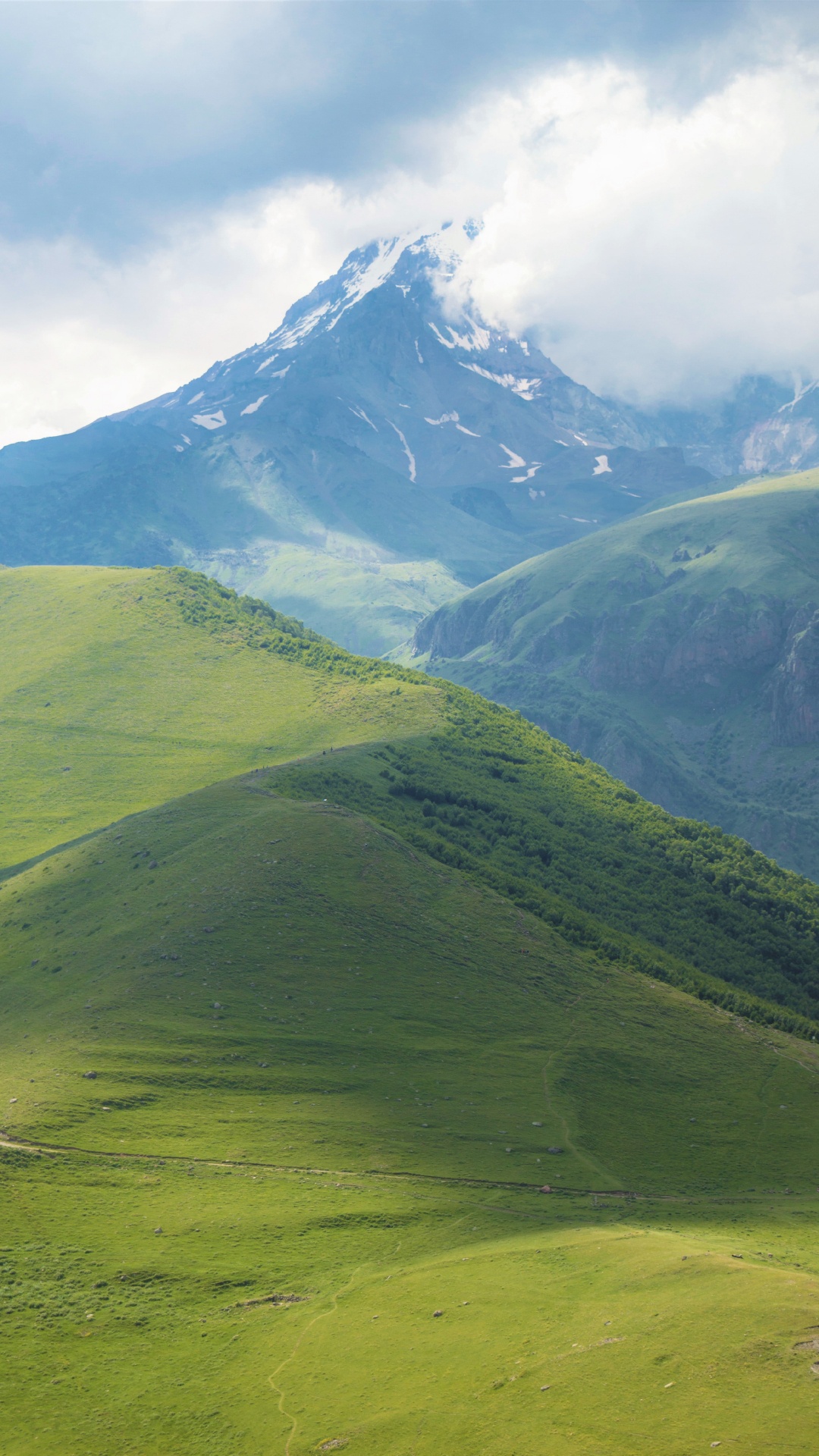 Hochland, Grünland, Mount Scenery, Cloud, Naturlandschaft. Wallpaper in 1080x1920 Resolution