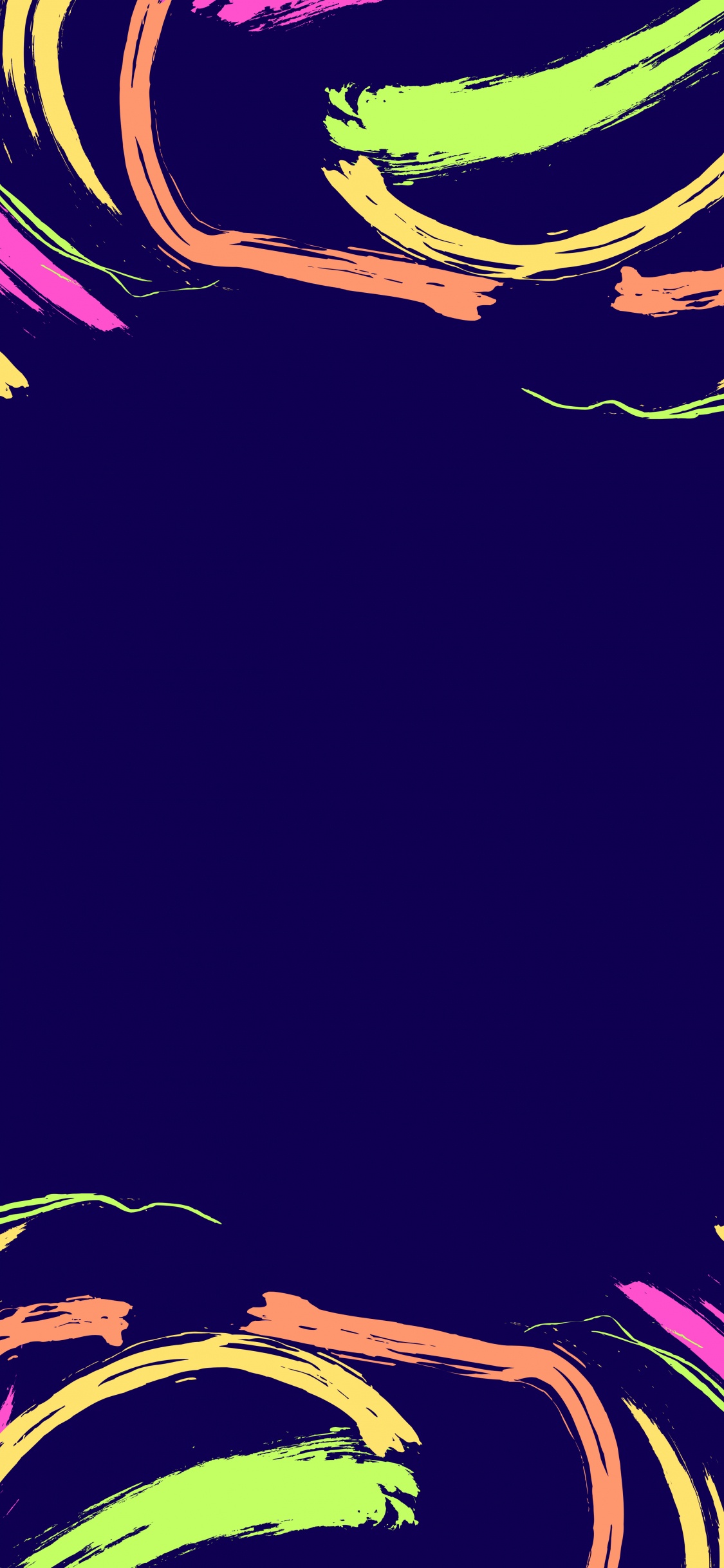 Ilustración de Estrellas Amarillas y Blancas. Wallpaper in 1125x2436 Resolution