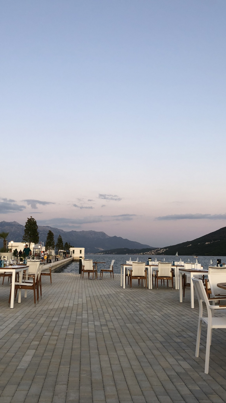 Sea, Real Estate, Tourism, Table, Furniture. Wallpaper in 750x1334 Resolution