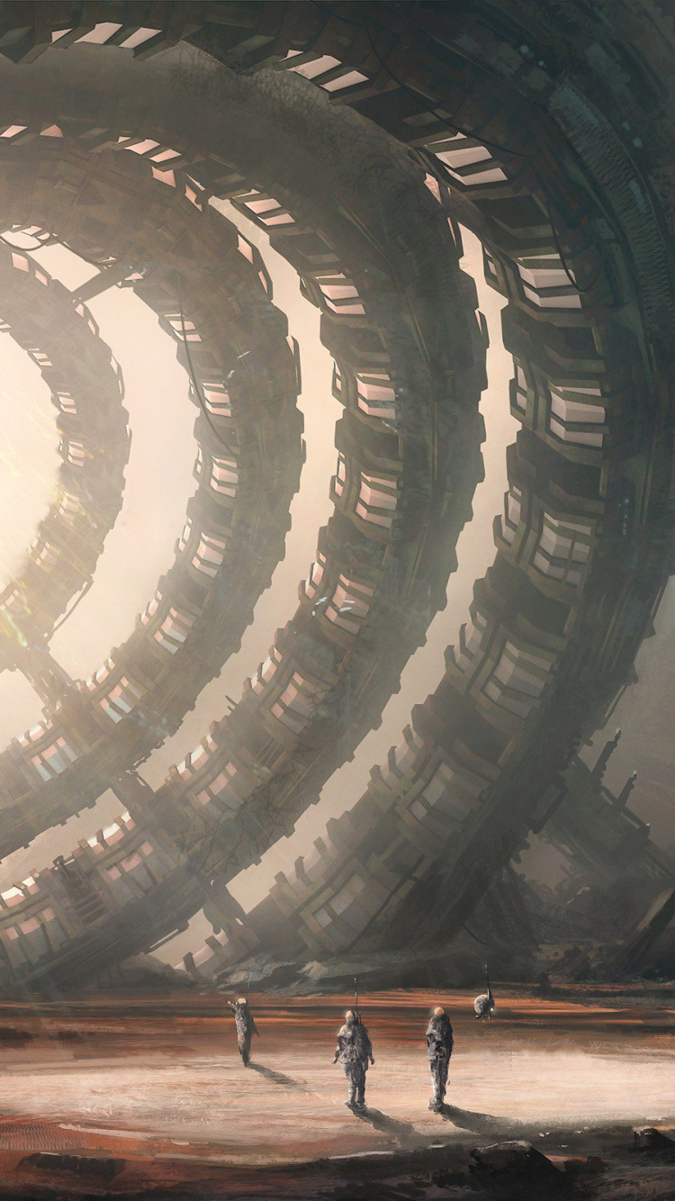 Leute, Die Tagsüber am Strand Stehen. Wallpaper in 750x1334 Resolution