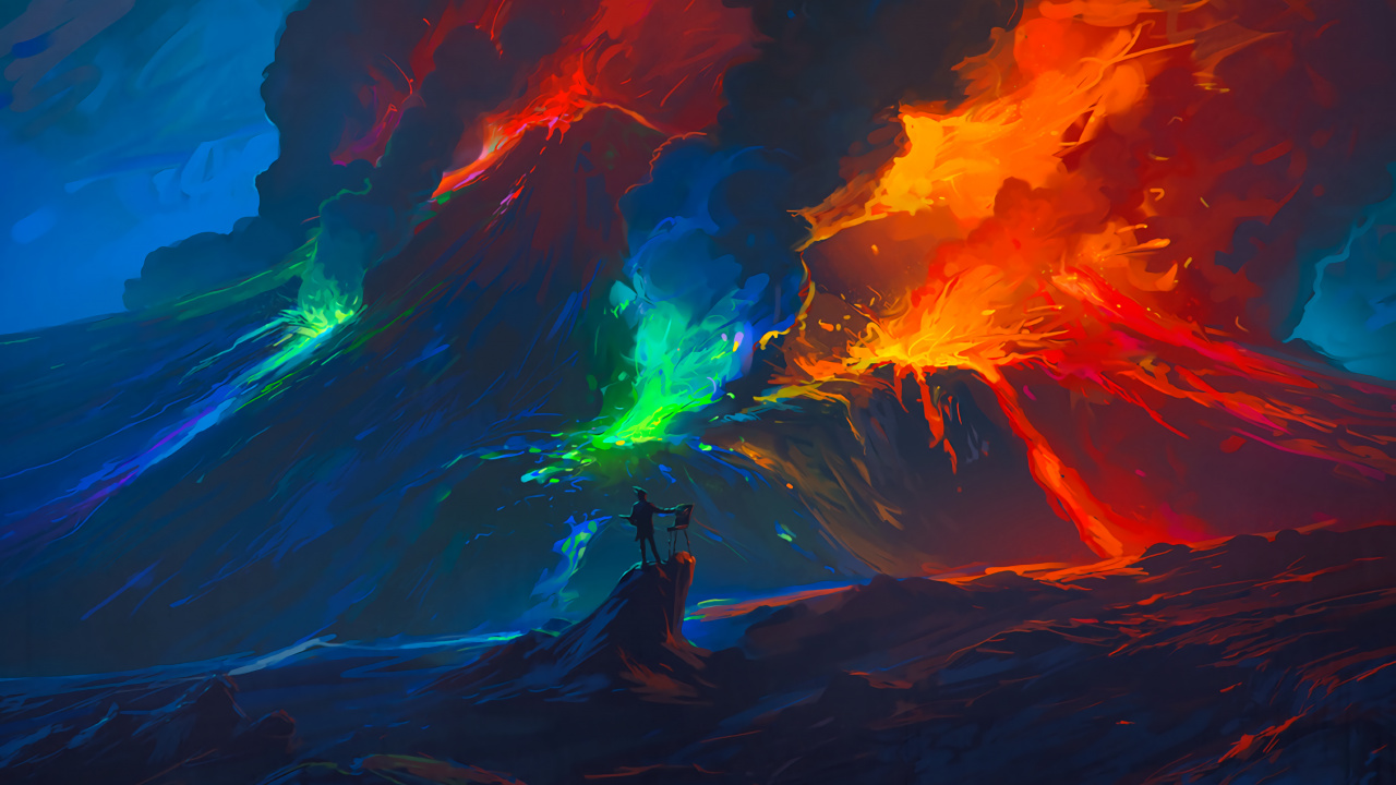 Artista, Arte, Obra de Arte, Arte Digital, Ambiente. Wallpaper in 1280x720 Resolution