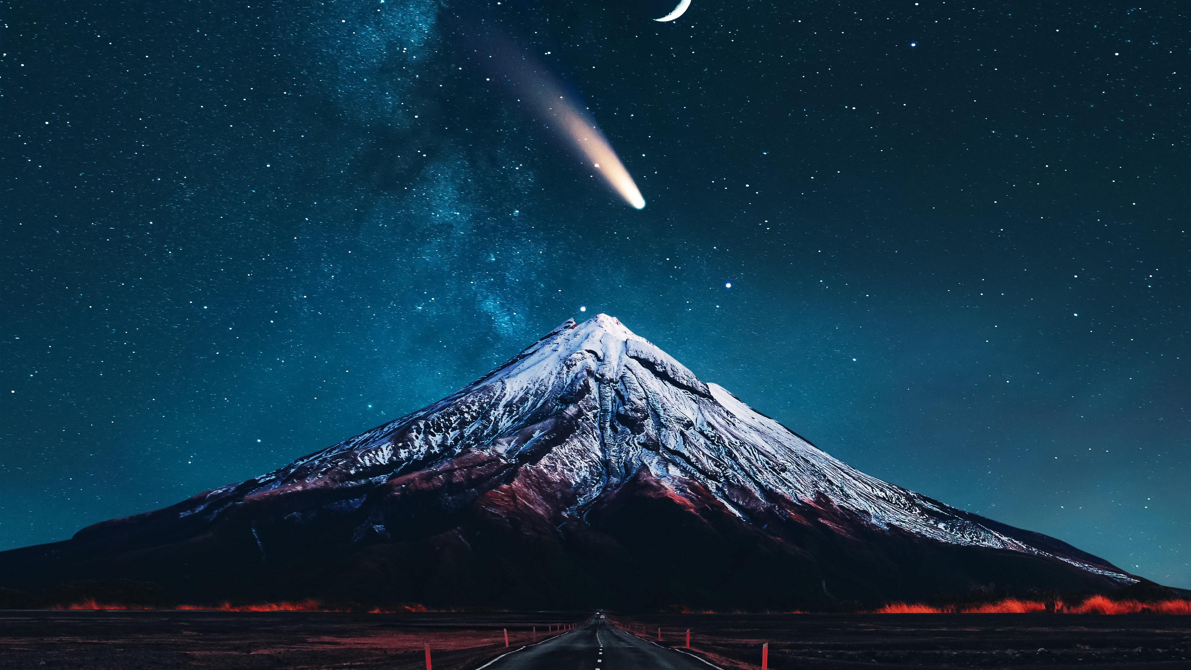 Atmosphere, Light, Nature, Natural Landscape, Slope. Wallpaper in 3840x2160 Resolution