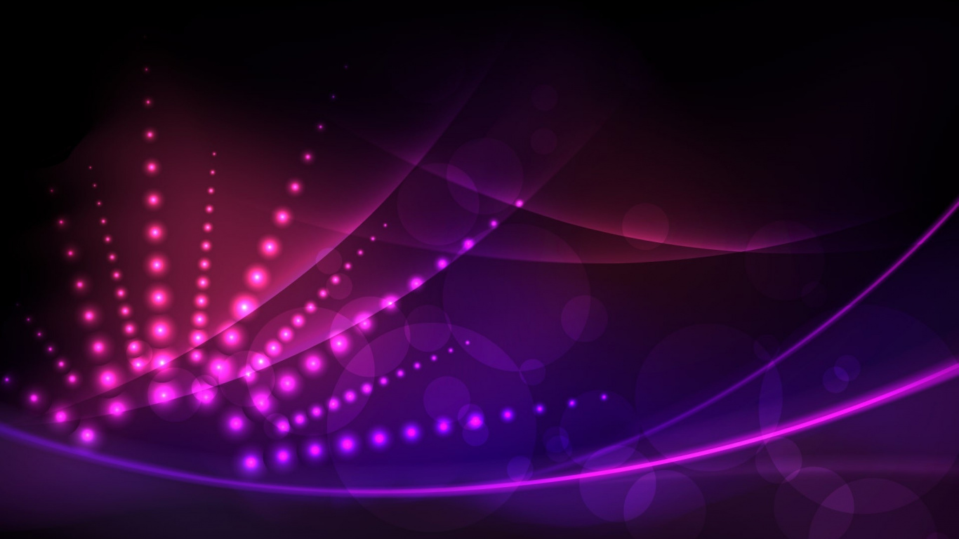 Lila Und Rosa Lichtillustration. Wallpaper in 1366x768 Resolution