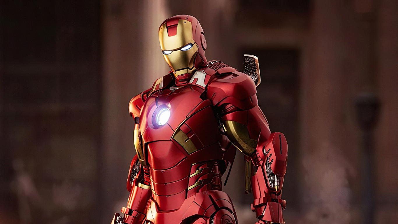 Iron Man 3 Iron Man. Wallpaper in 1366x768 Resolution