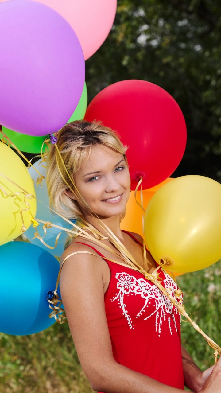 Ballon, Party Supply, Pink, Spaß, Glück. Wallpaper in 720x1280 Resolution