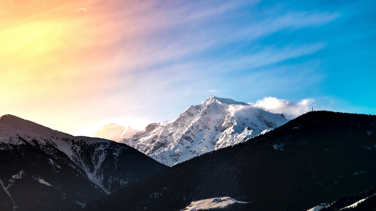 Macbook Air, Apple MacBook Pro, Cloud, Atmosphere, Mountain. Wallpaper in 1280x720 Resolution