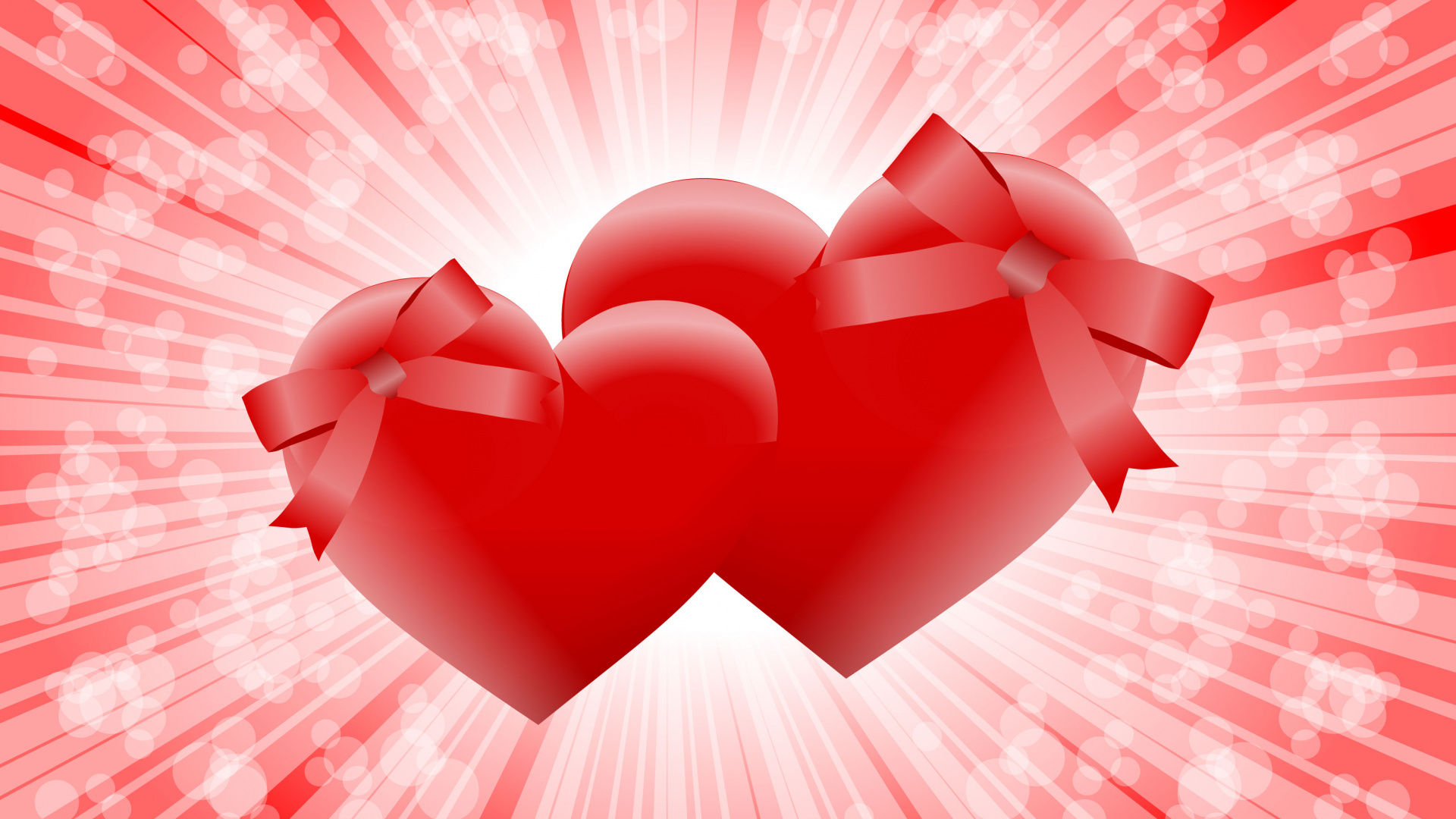 Vector Graphics, Valentines Day, Heart, Red, Love. Wallpaper in 1920x1080 Resolution