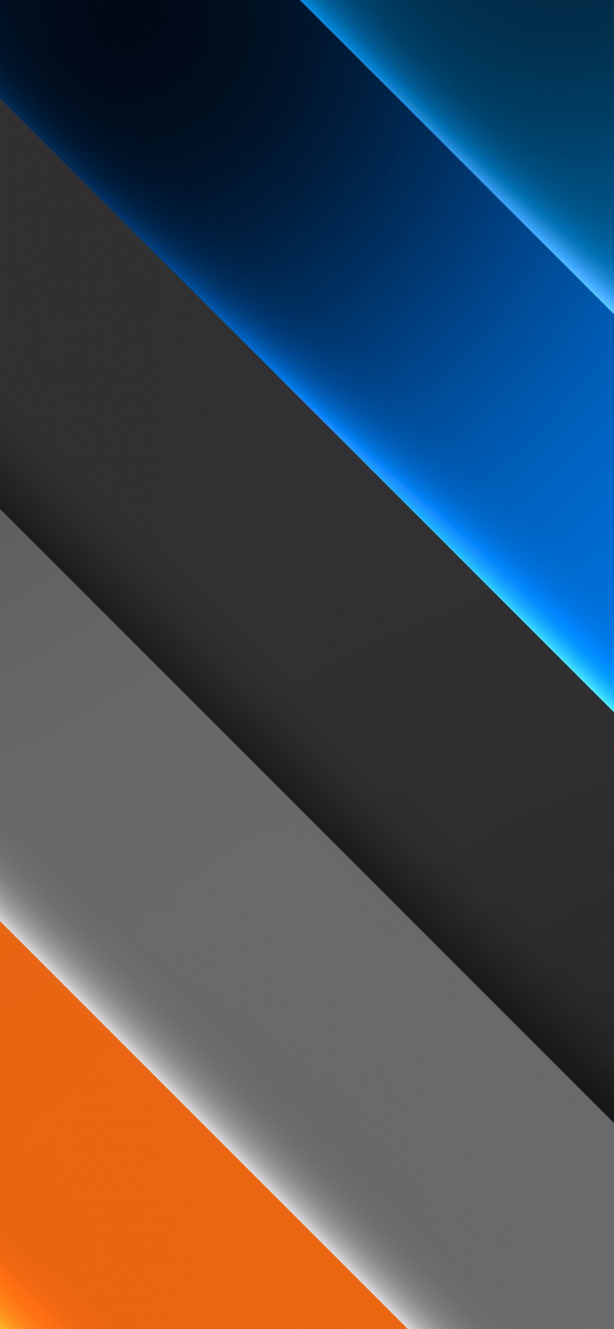 Orange, Colored, Blue, Grey, Color Scheme. Wallpaper in 1242x2688 Resolution