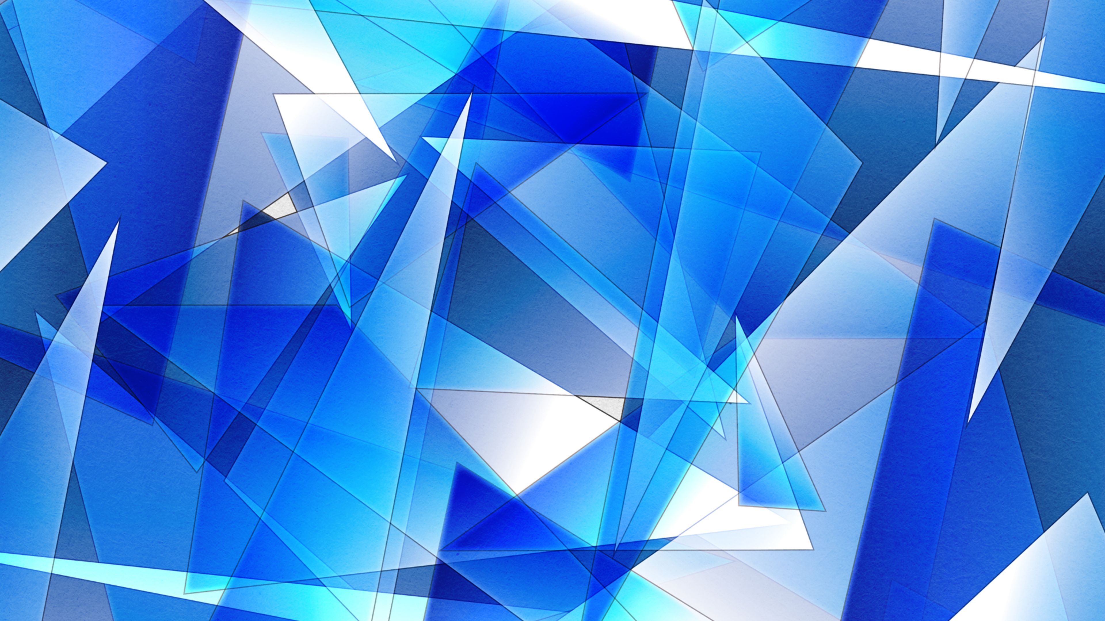 Blue and White Abstract Painting. Wallpaper in 3840x2160 Resolution
