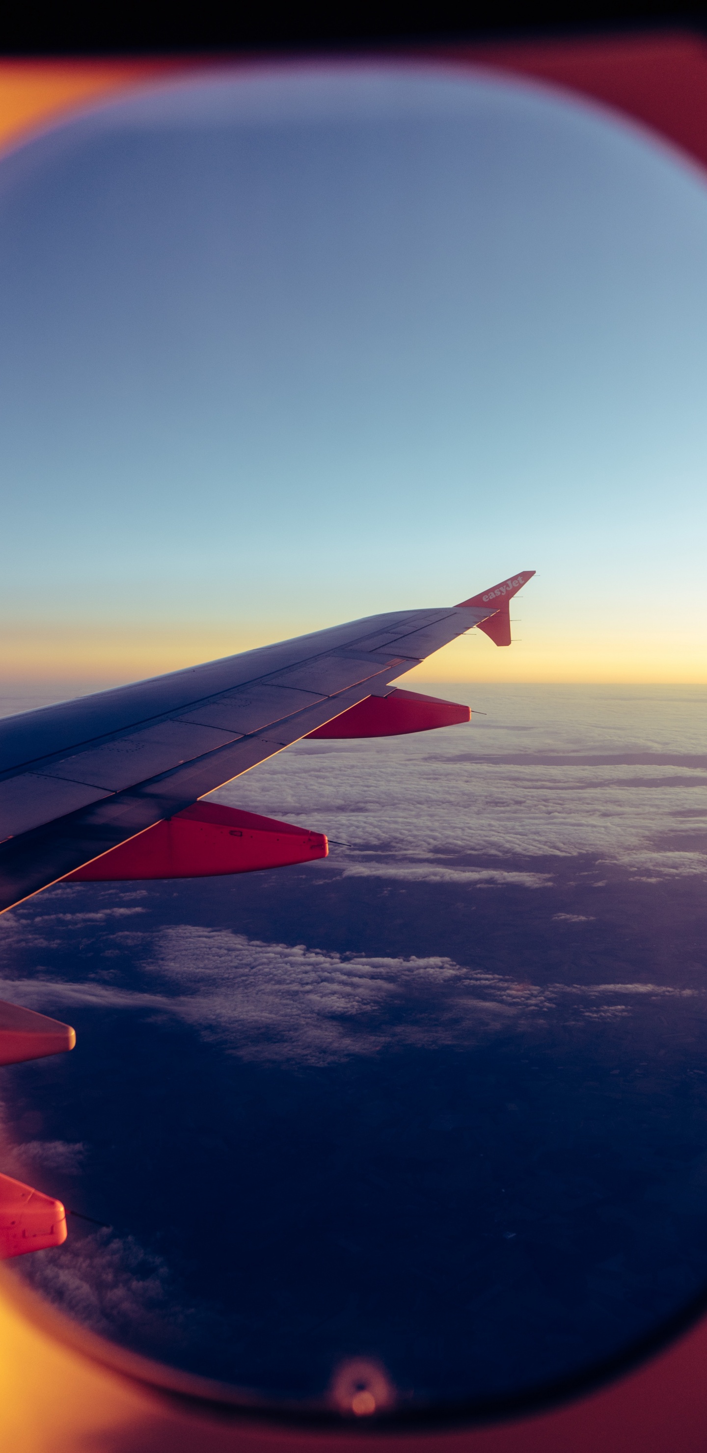 White and Red Airplane Wing During Daytime. Wallpaper in 1440x2960 Resolution