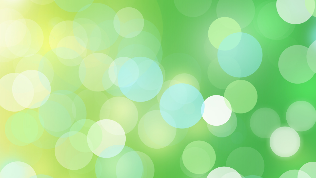 Luces Bokeh Verdes y Blancas. Wallpaper in 1280x720 Resolution