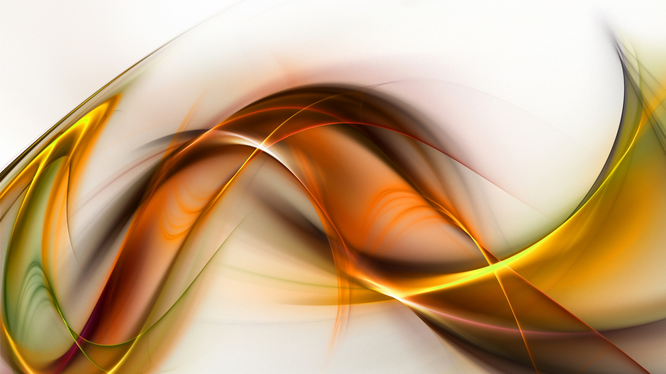 Weißes Und Braunes Spirallicht. Wallpaper in 1366x768 Resolution