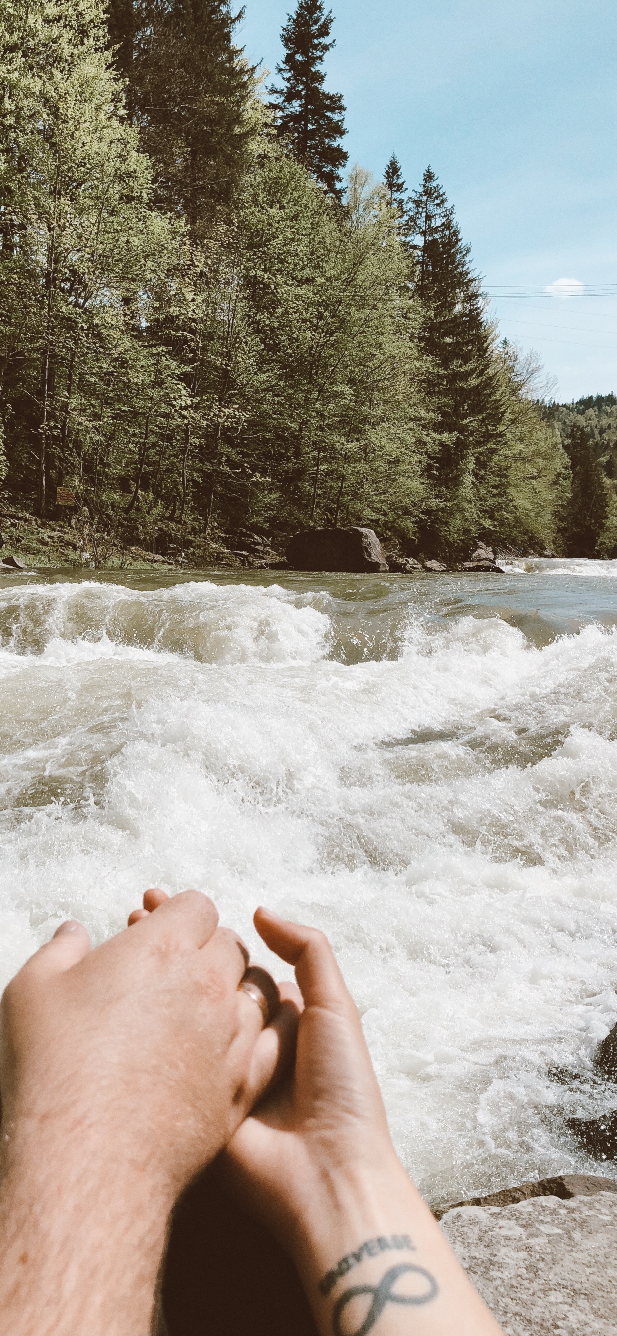 Rapid, Watercourse, Water Resources, Water, Water Feature. Wallpaper in 1242x2688 Resolution