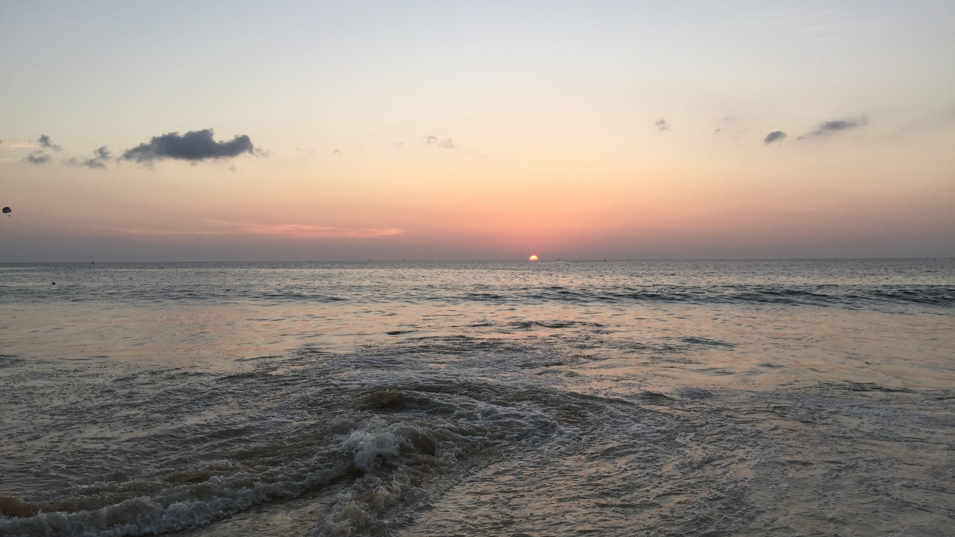 Sea, Fluid, Liquid, Atmosphere, Dusk. Wallpaper in 1920x1080 Resolution