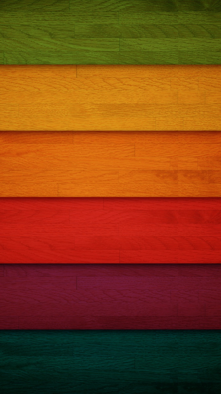 Planche de Bois Rouge et Verte. Wallpaper in 720x1280 Resolution