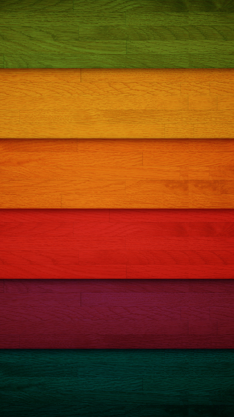 Rotes Und Grünes Holzbrett. Wallpaper in 750x1334 Resolution