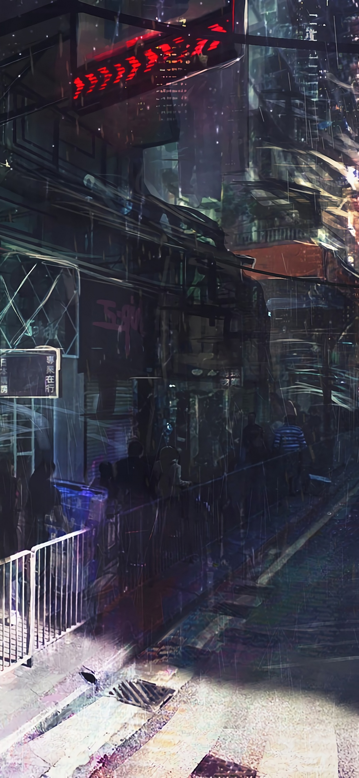 Devanture de Magasin Rouge et Noir. Wallpaper in 1242x2688 Resolution