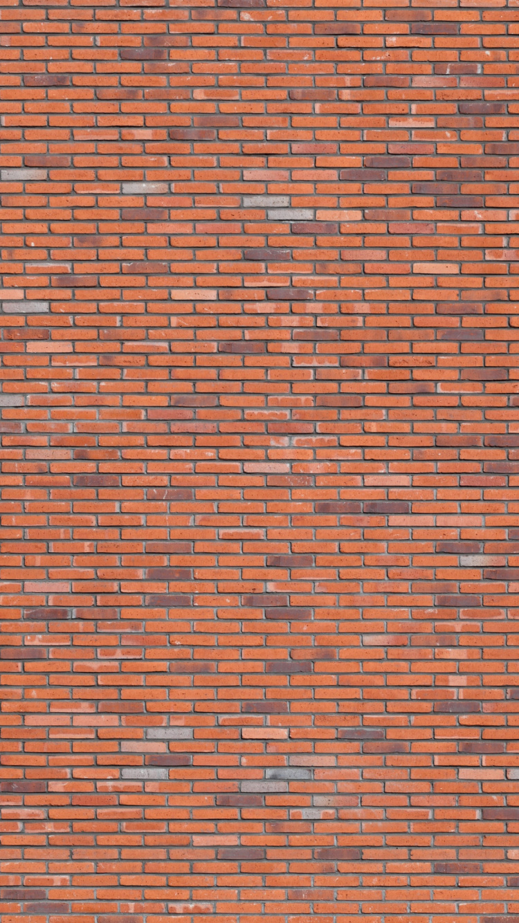 Brown Brick Wall During Daytime. Wallpaper in 750x1334 Resolution
