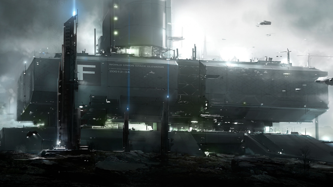 Machine Industrielle Noire et Grise. Wallpaper in 1366x768 Resolution