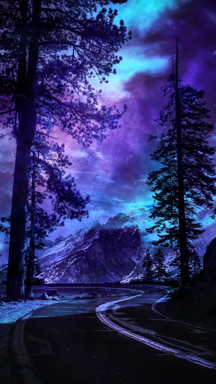 Cloud, Atmosphäre, Purpur, Natur, Naturlandschaft. Wallpaper in 720x1280 Resolution