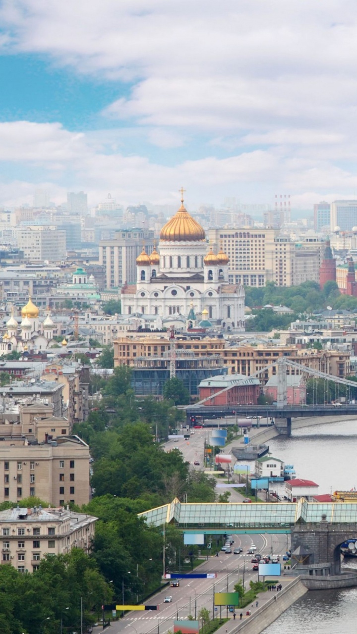 Aerial View of City Buildings During Daytime. Wallpaper in 720x1280 Resolution