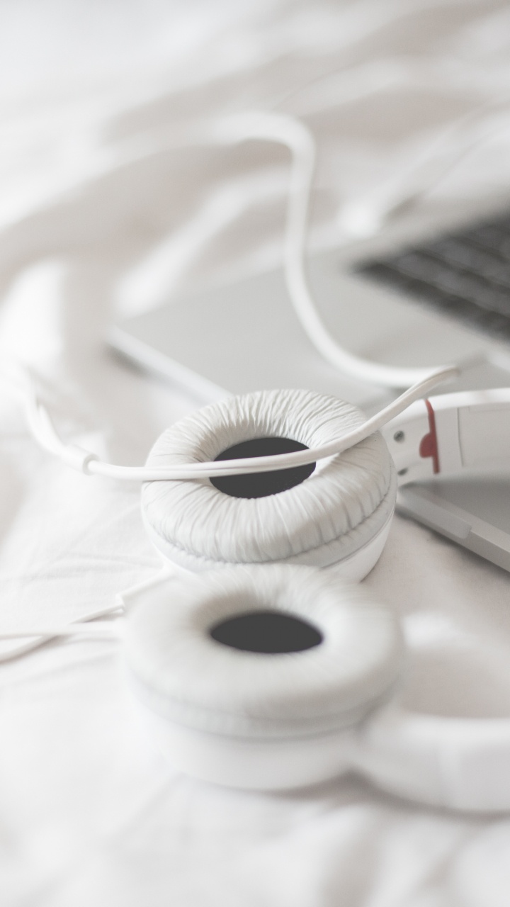 Headphones, Apple, Macbook, Tap, Technology. Wallpaper in 720x1280 Resolution