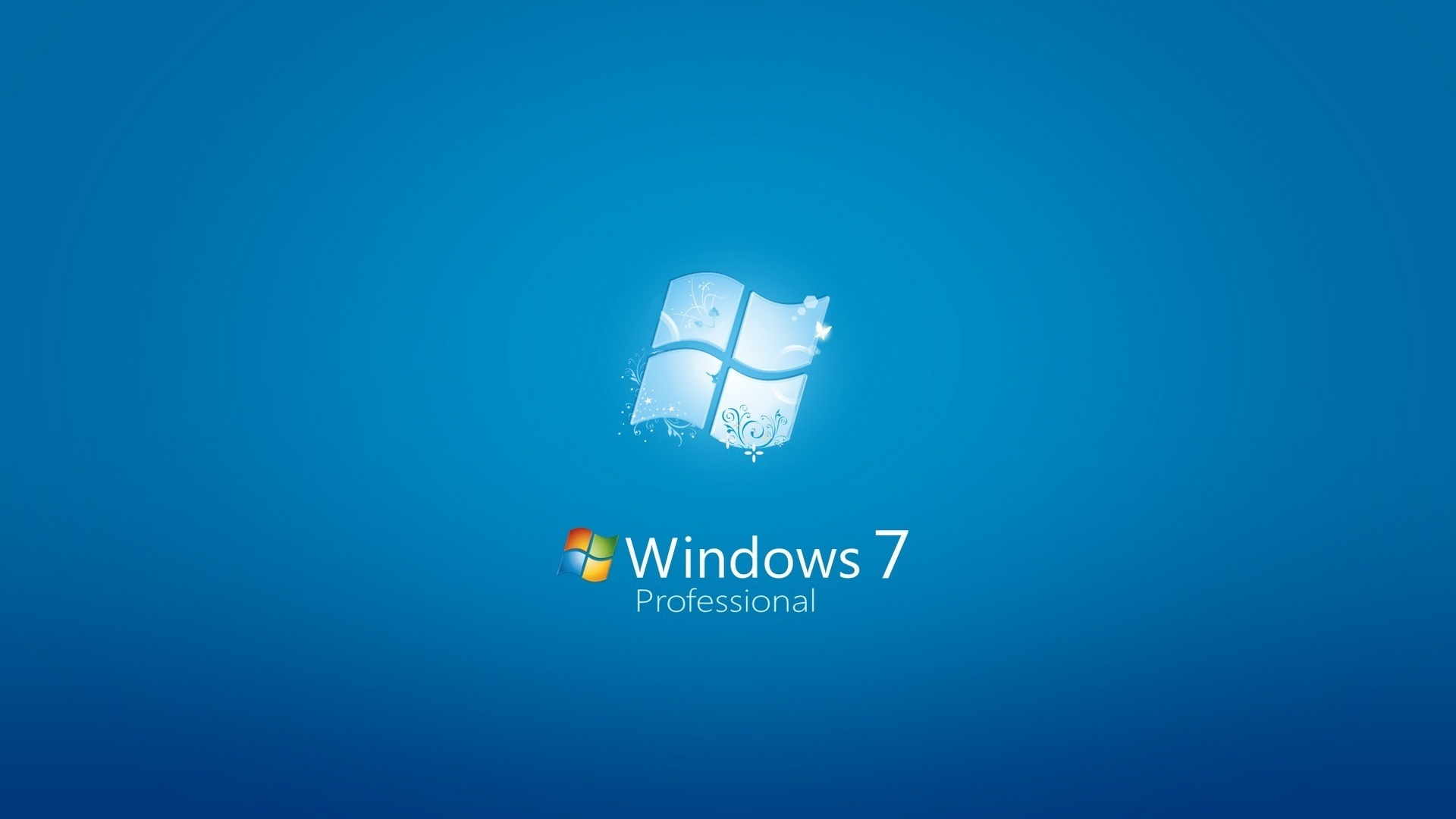Windows7, Microsoft Windows, Azure, 文本, 水上 壁纸 1920x1080 允许