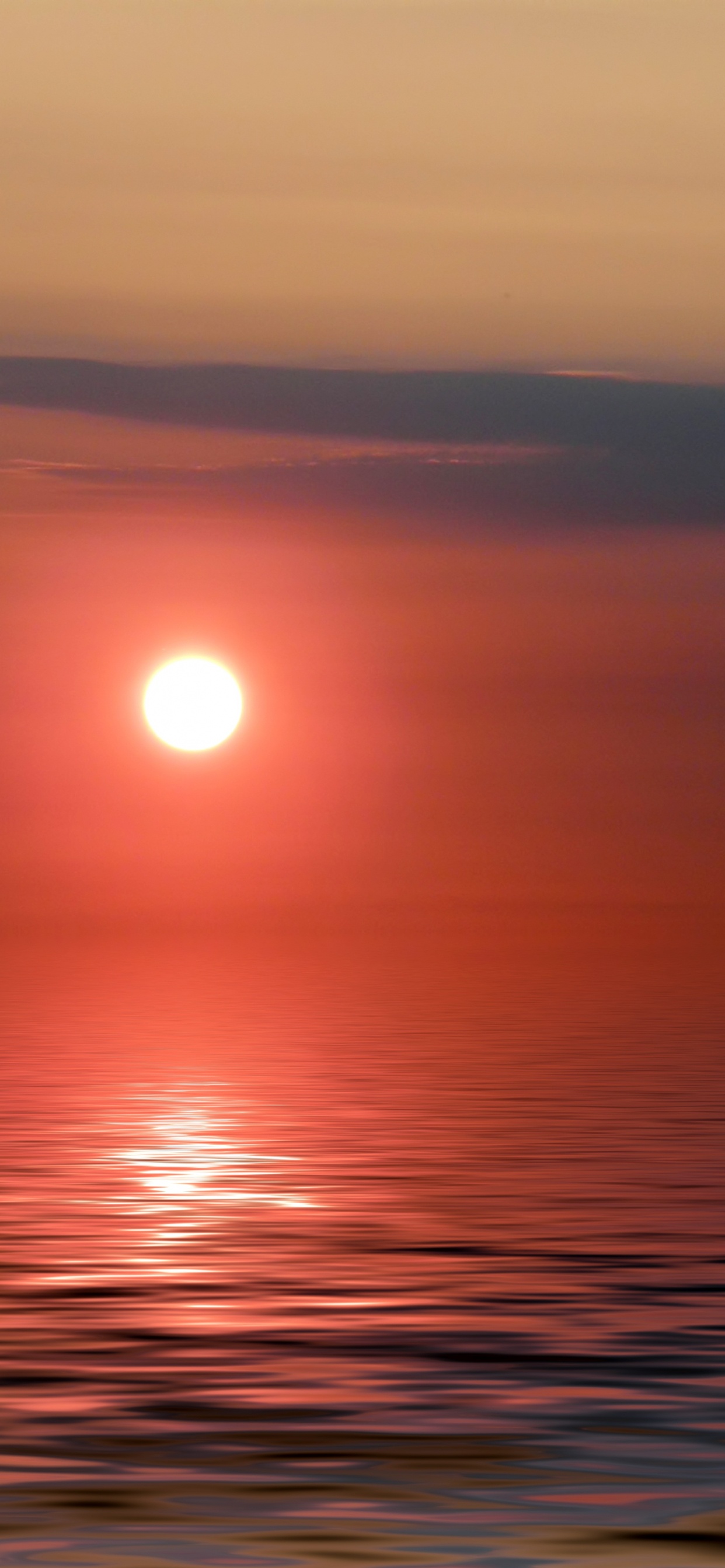 Sunset, Evening, Horizon, Sun, Sunrise. Wallpaper in 1242x2688 Resolution