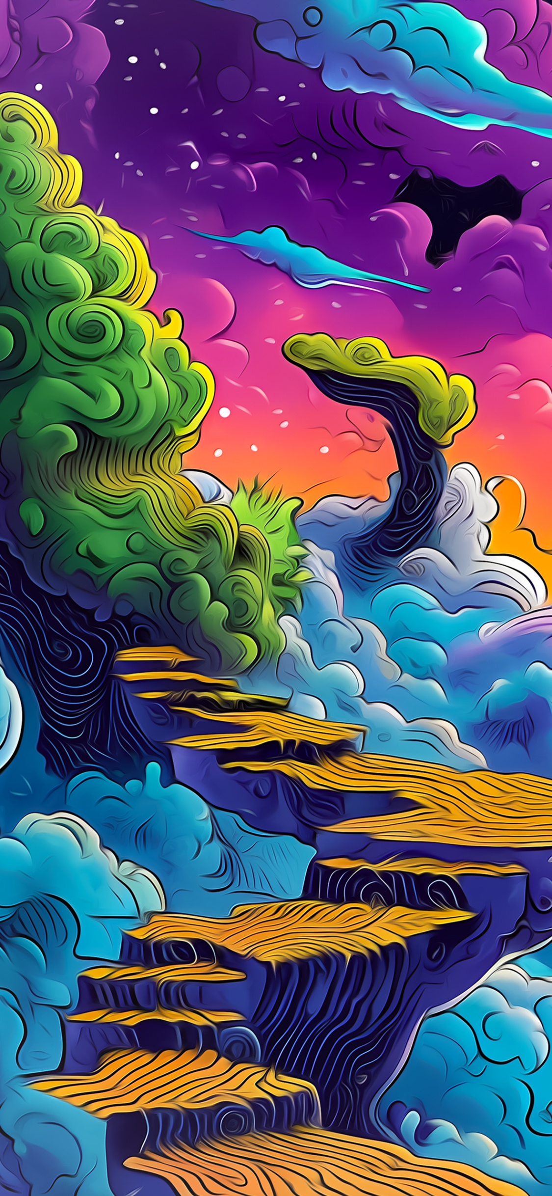 Visual Arts, Art, Drawing, Graphic Design, Painting. Wallpaper in 1125x2436 Resolution