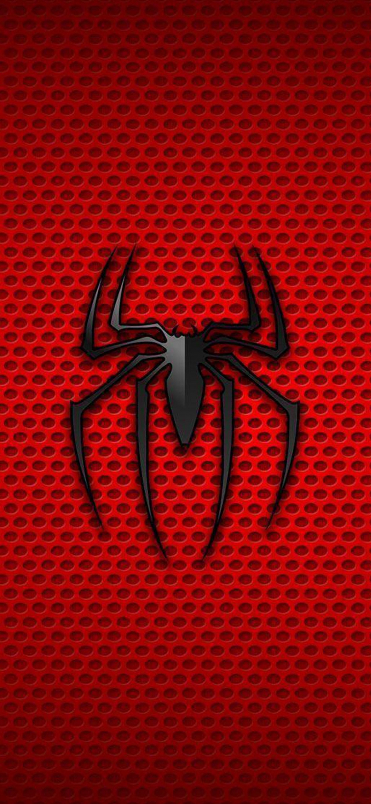 Spider-man, Logo, Graphisme, Marvel Comics, Textile. Wallpaper in 1242x2688 Resolution