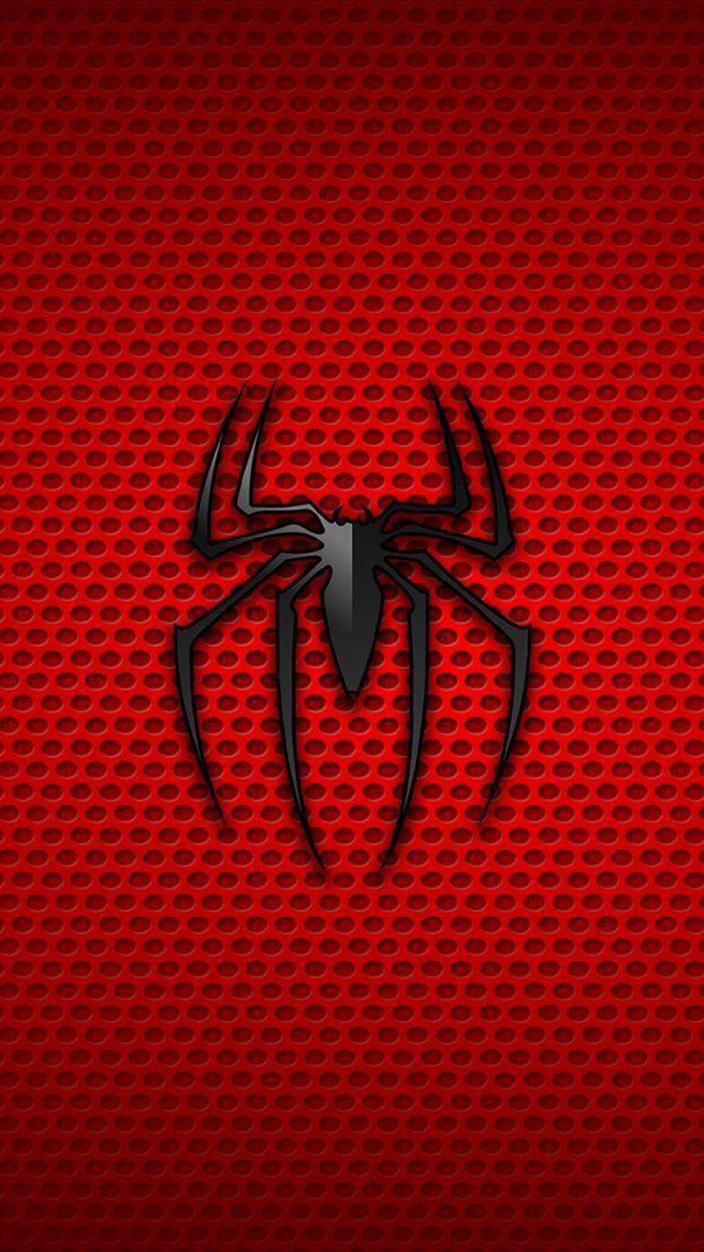 Spider-man, Logo, Graphisme, Marvel Comics, Textile. Wallpaper in 1440x2560 Resolution