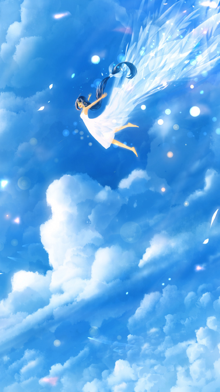 Personne en Costume Noir et Blanc Faisant Des Cascades Sous Des Nuages Blancs et un Ciel Bleu Pendant la Journée. Wallpaper in 750x1334 Resolution