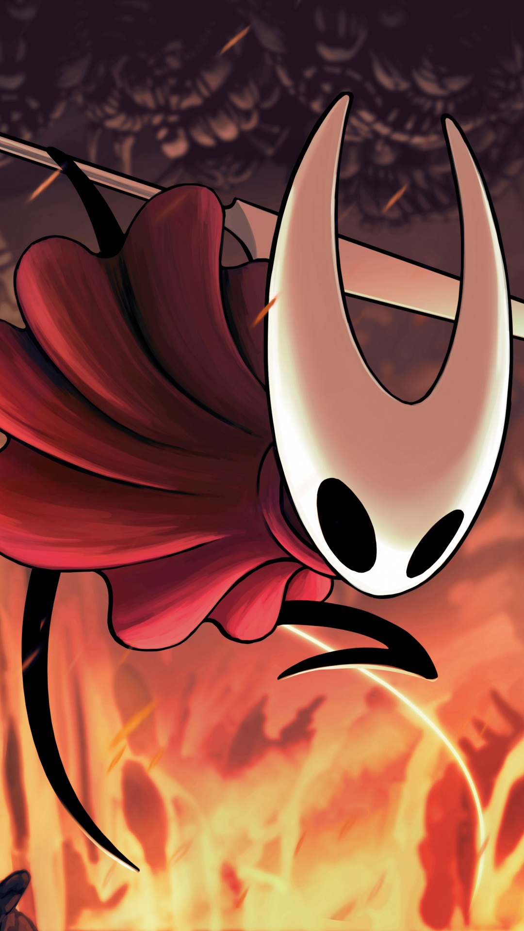 Chant de Soie du Chevalier Creux, Métroidvanie, Nintendo Commutateur, Cartoon, L'anime. Wallpaper in 1080x1920 Resolution