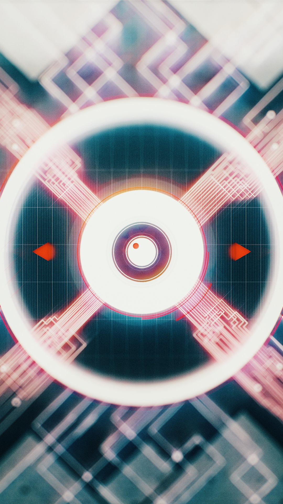 Appareil Rond Blanc Sur Ordinateur Portable Noir et Blanc. Wallpaper in 1080x1920 Resolution