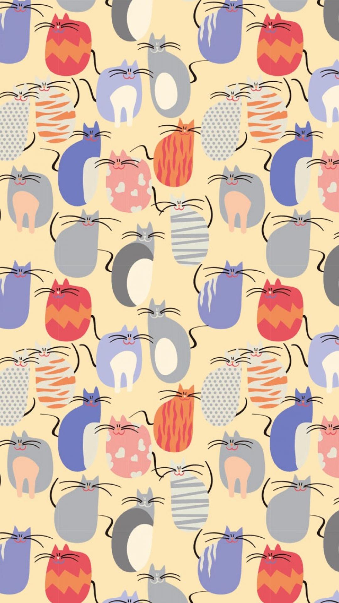 Textile Floral Blanc Bleu et Orange. Wallpaper in 1080x1920 Resolution