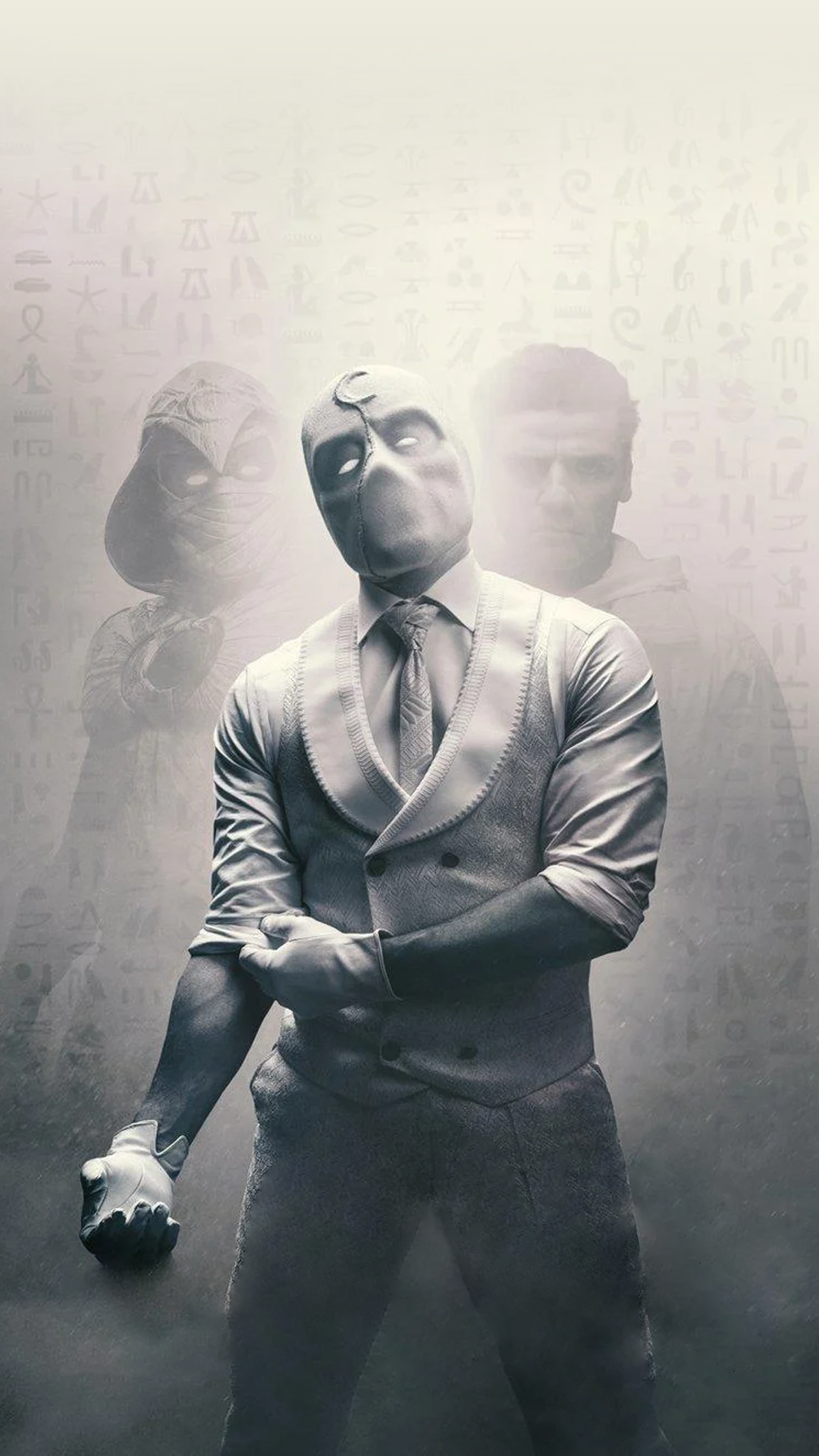 Cartel Del Caballero de la Luna, Caballero de la Luna, Marvel Studios, Cartel, Marvel. Wallpaper in 1080x1920 Resolution