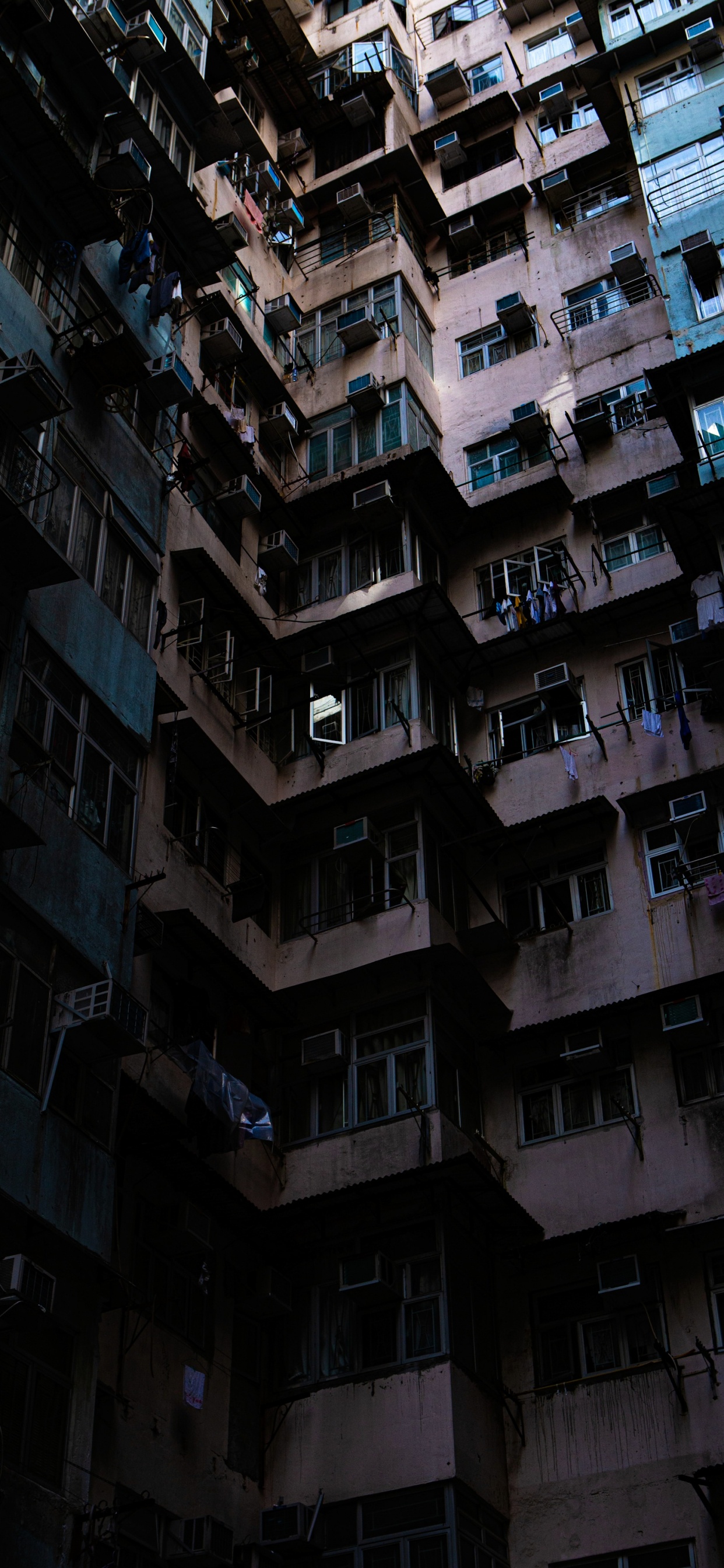 Zone Urbaine, Immeuble de Grande Hauteur, Architecture, Bâtiment, Noir et Blanc. Wallpaper in 1242x2688 Resolution