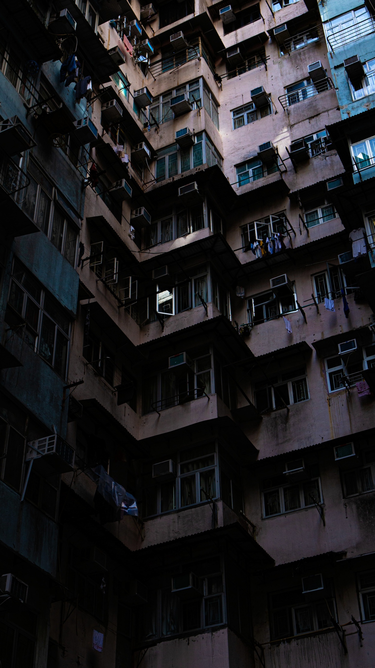 Zone Urbaine, Immeuble de Grande Hauteur, Architecture, Bâtiment, Noir et Blanc. Wallpaper in 1440x2560 Resolution