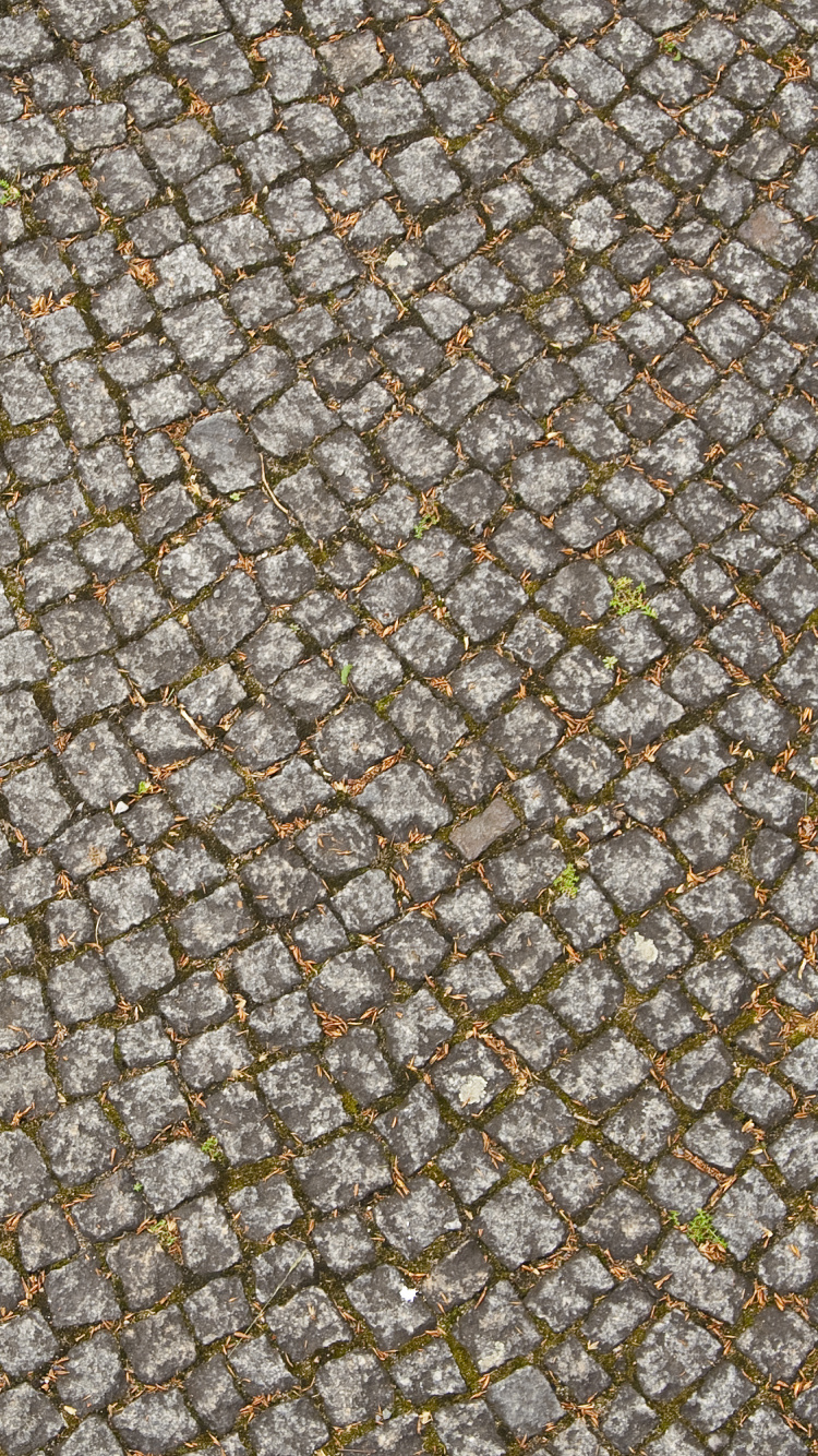 Grauer Und Schwarzer Betonbelag. Wallpaper in 750x1334 Resolution