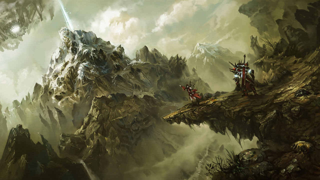 Personne Debout au Sommet D'une Montagne Couverte de Neige. Wallpaper in 1280x720 Resolution