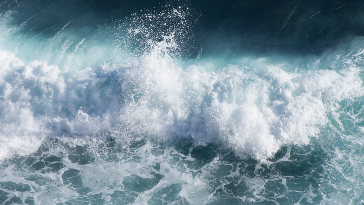 Ocean, Beach, Sky, Sea, Shore. Wallpaper in 1280x720 Resolution