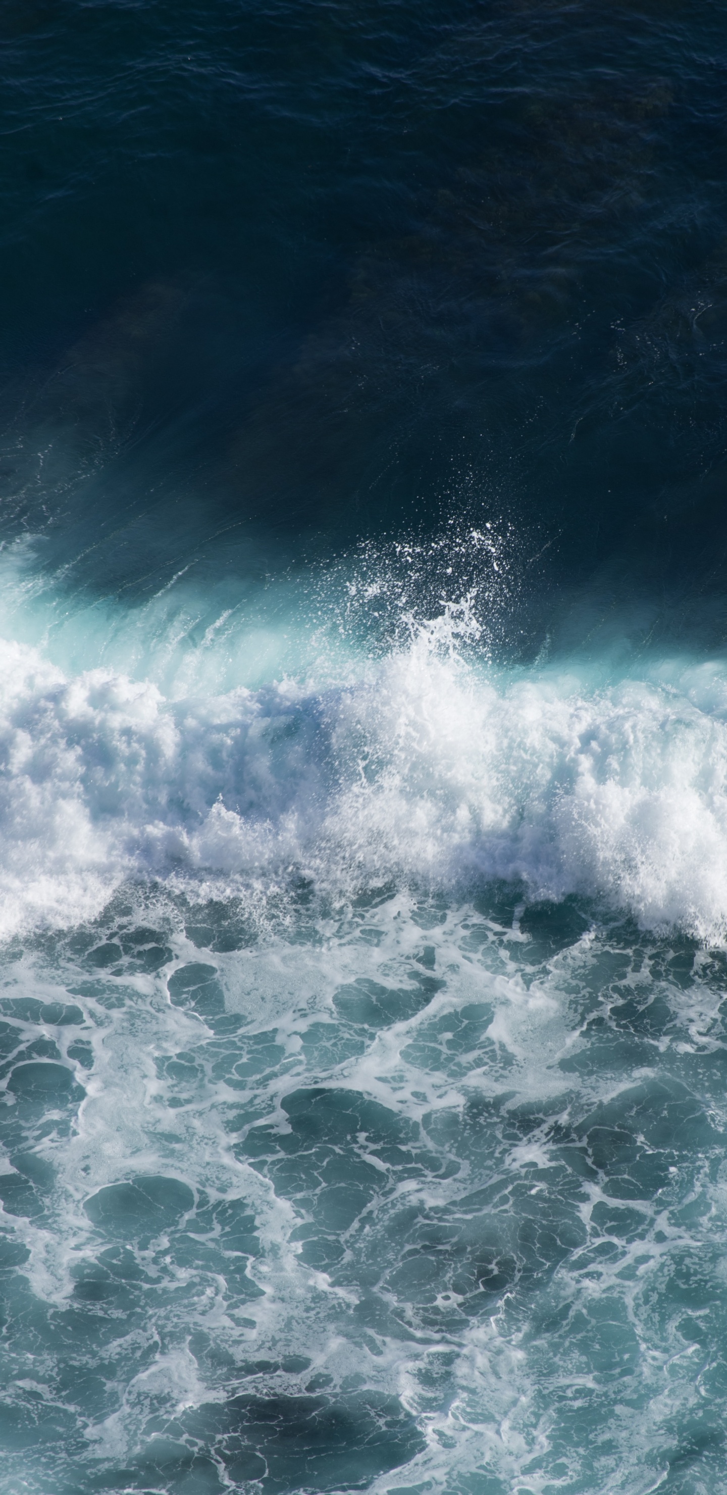 Oceano, Playa, Mar, Orilla, el Viento de la Onda. Wallpaper in 1440x2960 Resolution