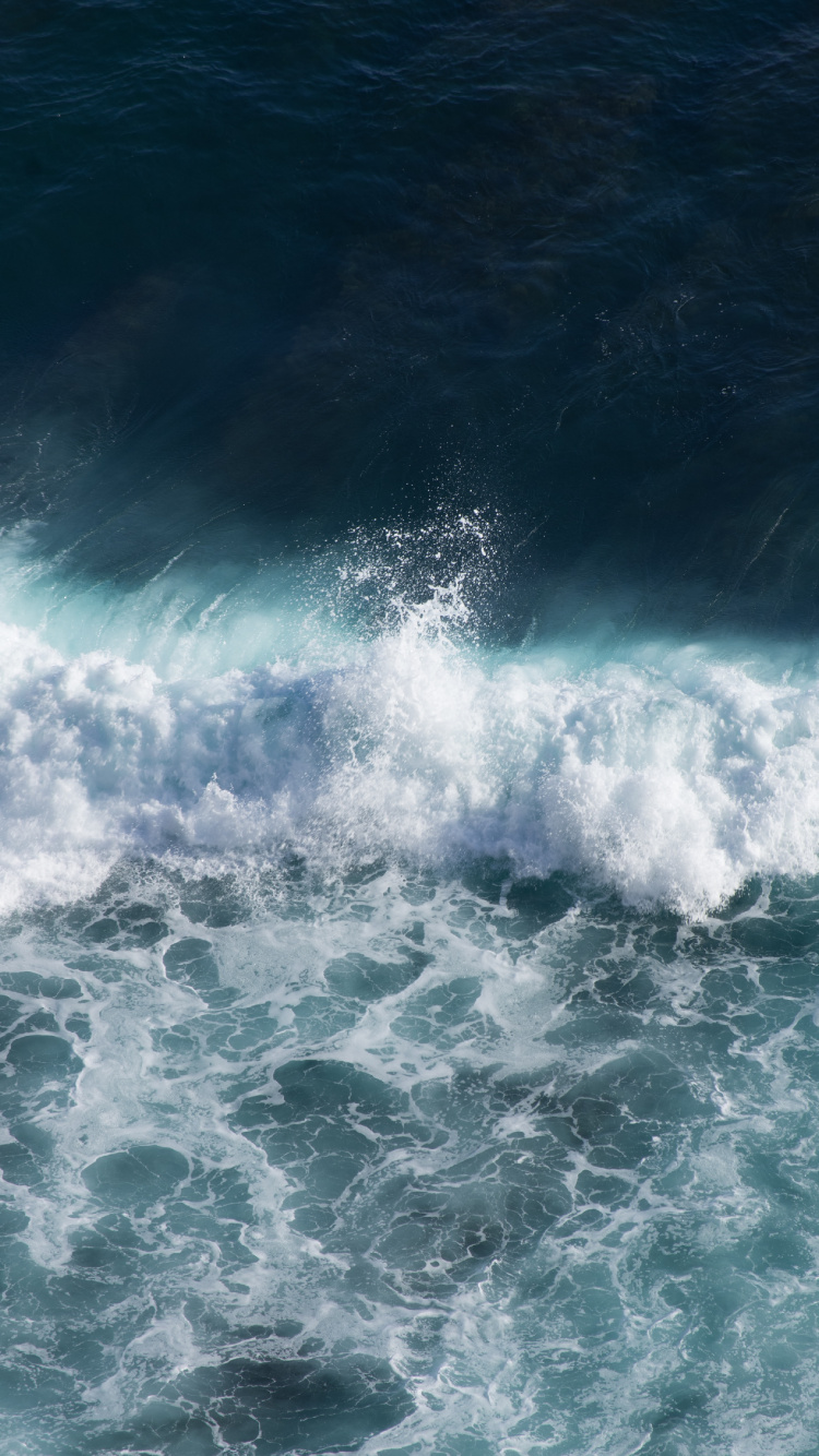 Oceano, Playa, Mar, Orilla, el Viento de la Onda. Wallpaper in 750x1334 Resolution