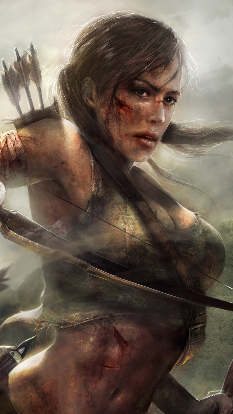 Man Holding a Black and Brown Stick. Wallpaper in 750x1334 Resolution