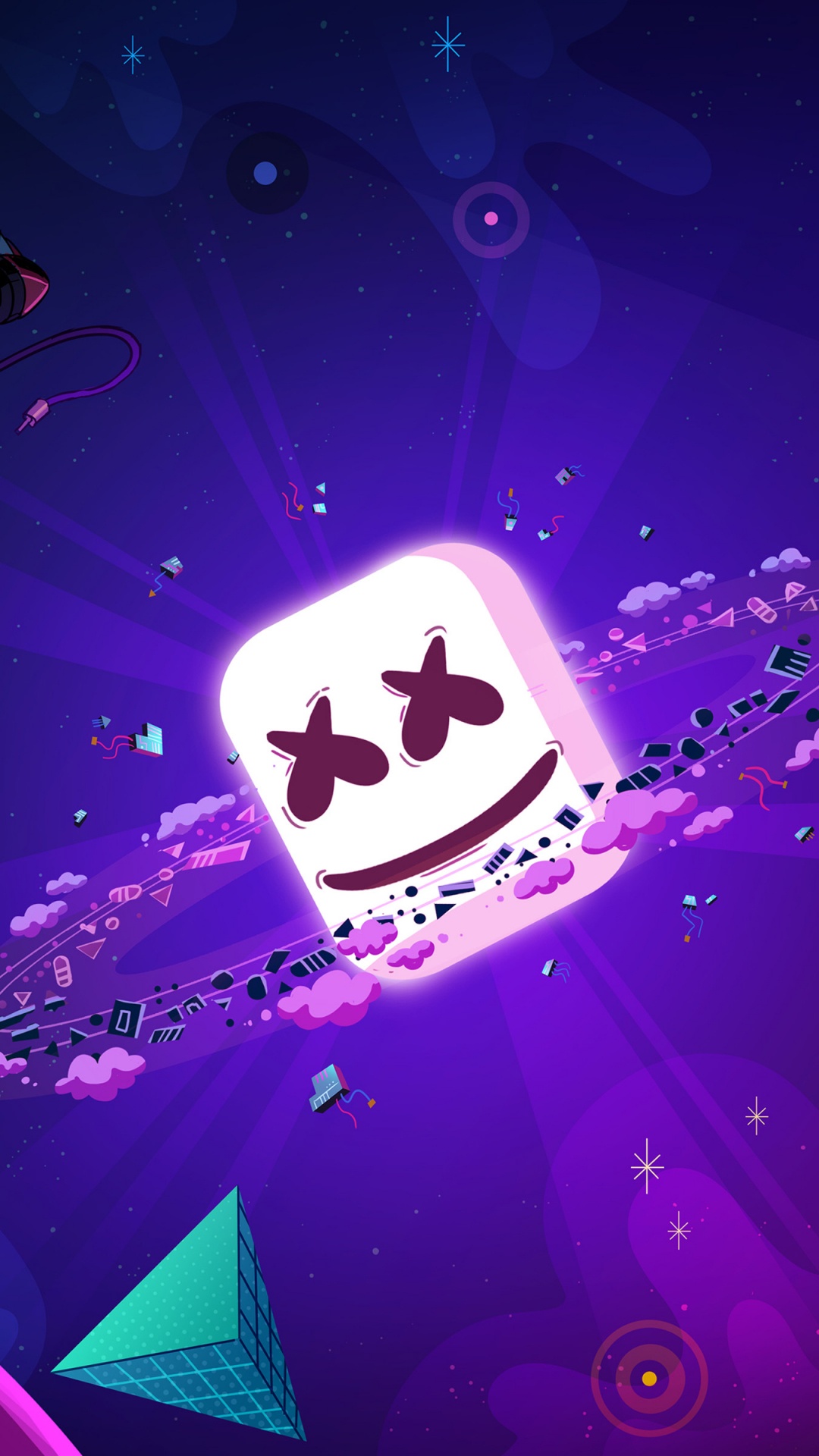 Mosca, Artista, Arte, Morado, Diseño Gráfico. Wallpaper in 1080x1920 Resolution