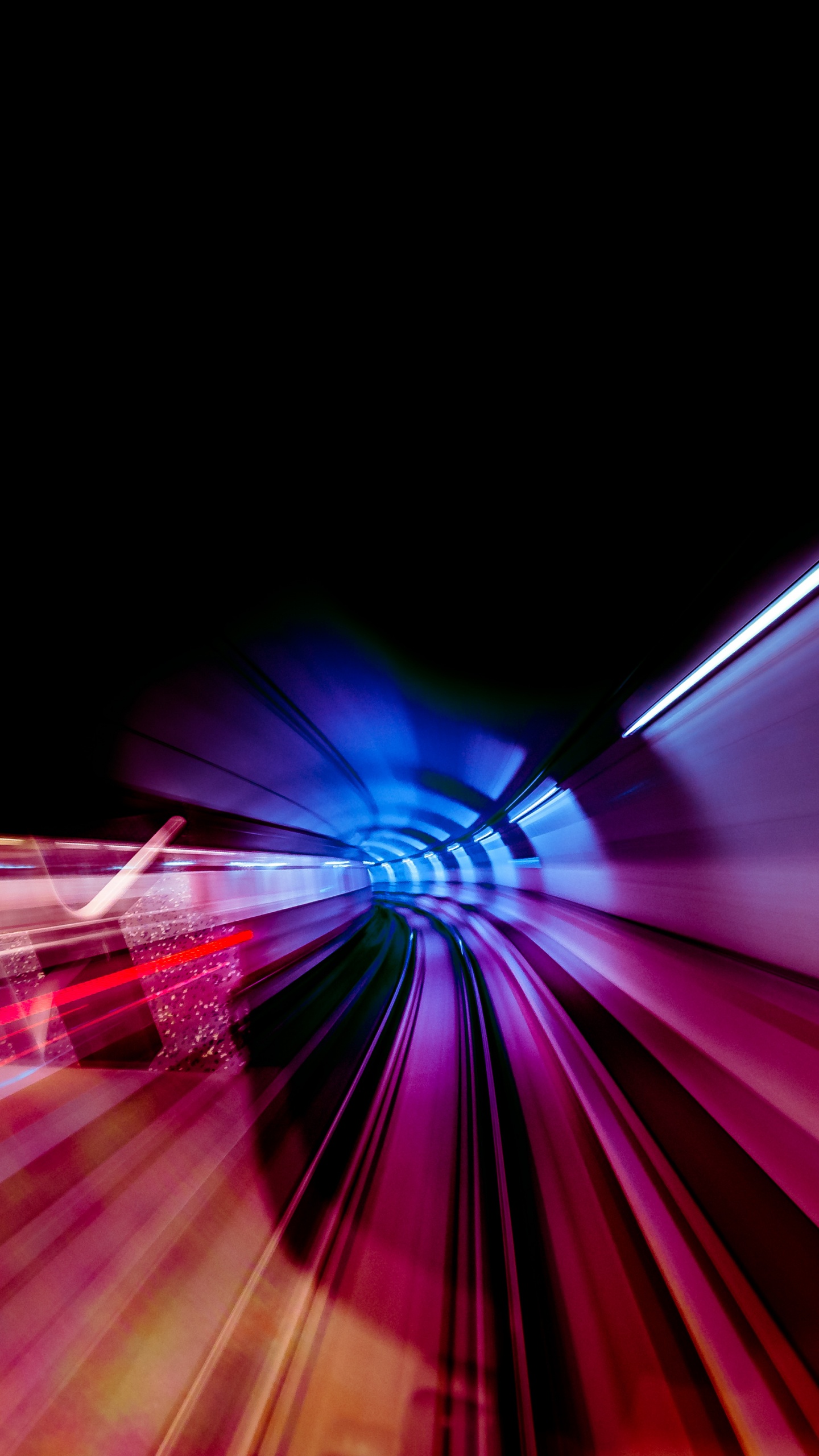 Purple and Blue Light Illustration. Wallpaper in 1440x2560 Resolution