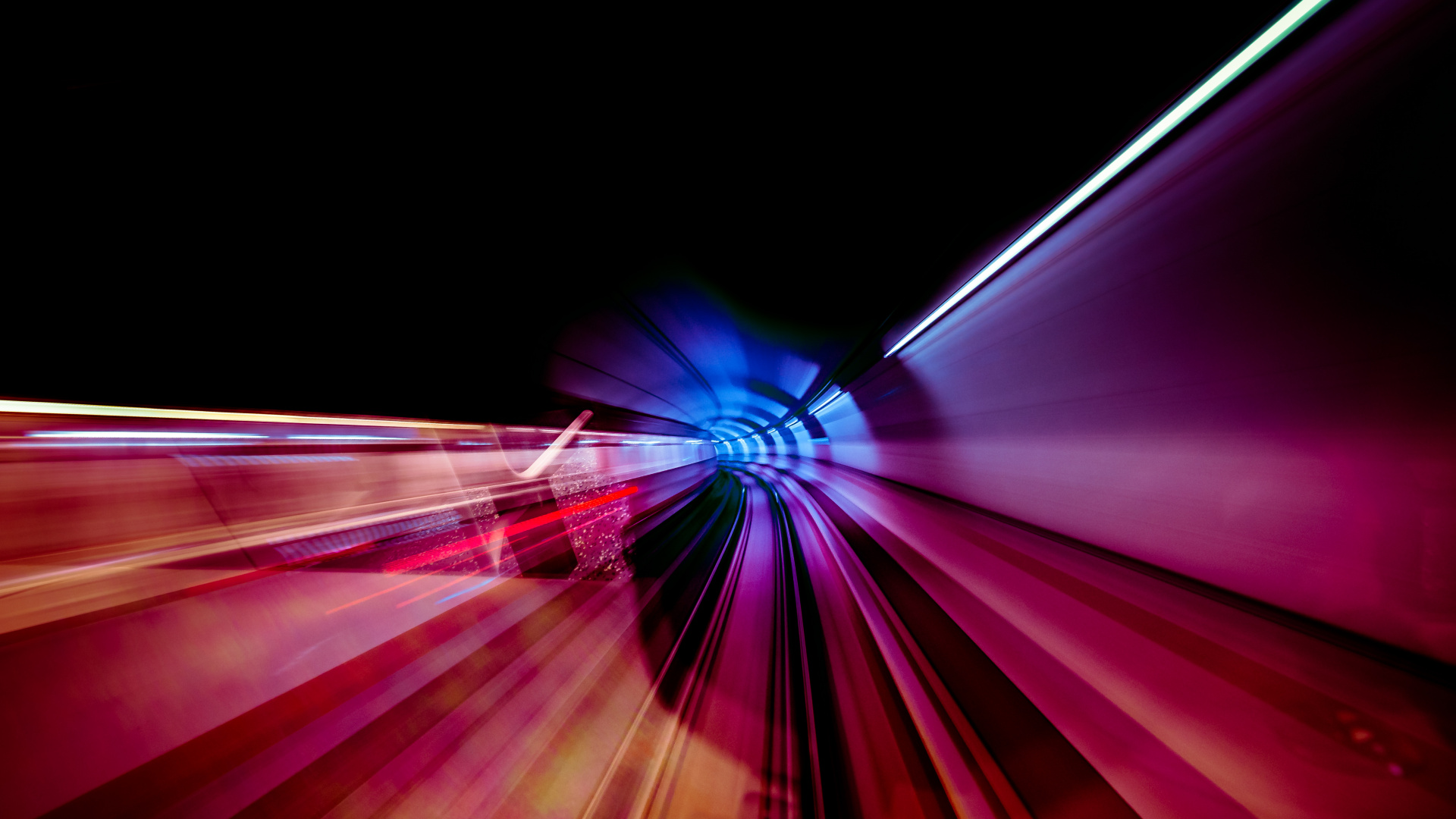 Purple and Blue Light Illustration. Wallpaper in 1920x1080 Resolution